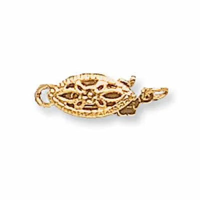 PC-13: 13.3MM FILIGREED FISHHOOK PEARL CLASP