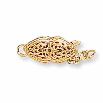 PC-18: 16MM FILIGREED FISHHOOK PEARL CLASP