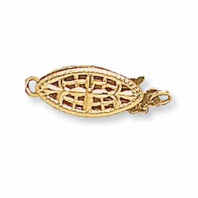 PC-27: FILIGREED FISHHOOK PEARL CLASP