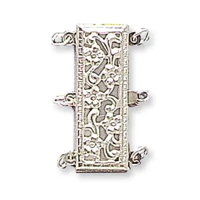 PC-41: LONG FILIGREED PEARL CLASP