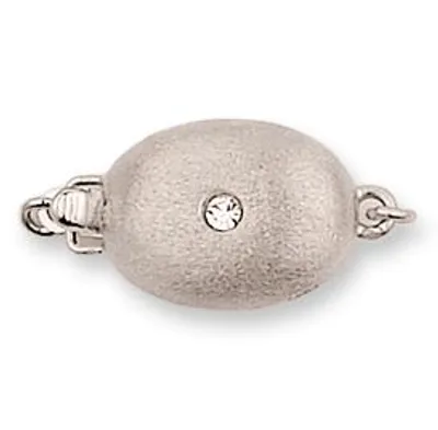 PC-529C: LARGE OVAL W/ CRYSTAL CLASP