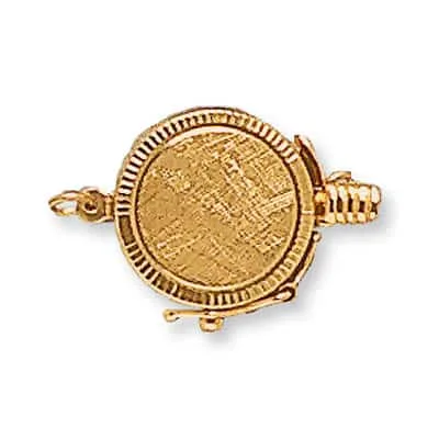 PC-52/57: ROUND PEARL CLASP WITH FIGURE 8