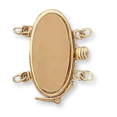 PC-63: OVAL PEARL CLASP WITH FIGURE 8