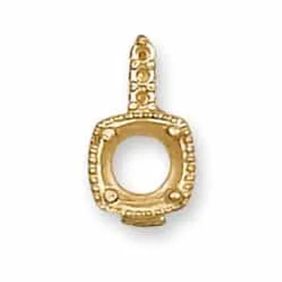 PE-160: ROUND CAST HALO PENDANT FOR STONES