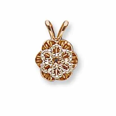 PE-28: 7 STONE CLUSTER DIE-STRUCK PENDANT