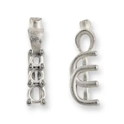 PE-352: CAST 3 STONE PENDANT GRADUATED