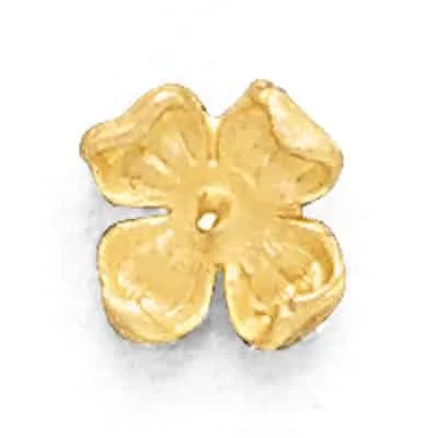 PE-425: CAST FLOWER PENDANT FOR PEARL W/ PEG