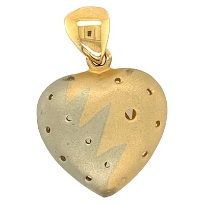 PE-539: HEART PENDANT WITH DYE DESIGN
