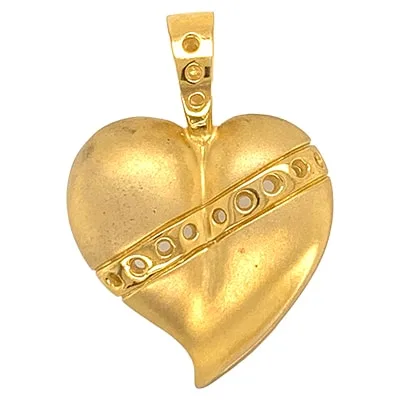 PE-548: HEART PENDANT WITH DYE DESIGN