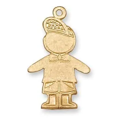 PE-8196: CAST BOY W/ PLAIN SUIT & CAP PENDANT