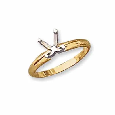 RM-10: 4 PRONG ENGAGEMENT RING REGULAR WEIGHT
