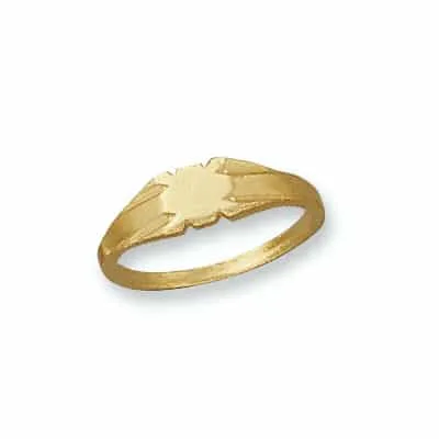 RM-265/9: CAST X DESIGN SIGNET RING