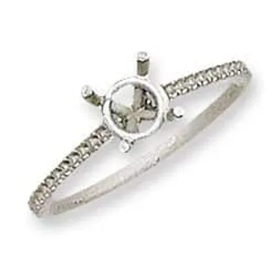 RM-2800: CAST ROUND ENGAGEMENT RING