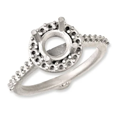 RM-2850-28200: CAST HALO ENGAGEMENT RING