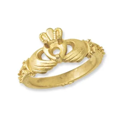 RM-331/5: CLADDAGH ENGAGEMENT RING