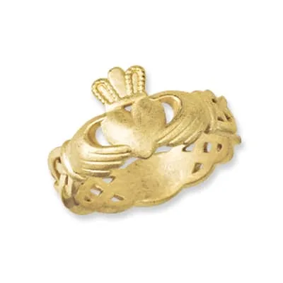 RM-338: CLADDAGH CELTIC KNOT RING