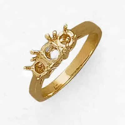 RM-355 TO 359: CAST 3 STONE RING