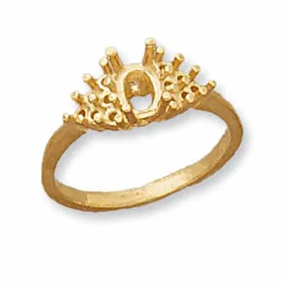 RM-412: CAST RING OVAL SHAPE
