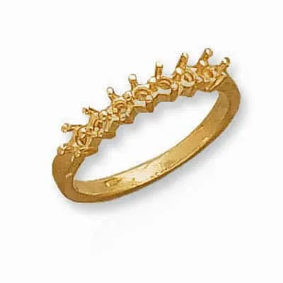RM-63: 7 STONE 4 PRONG RING