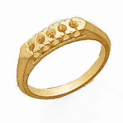 RM-70: 5 STONE FISHTAIL CAST RING
