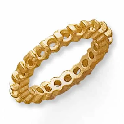 RM-89: GEM LOCK RING WITH ROUND BAR