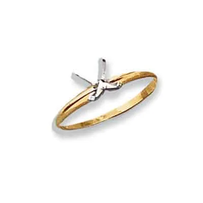 RM-9: 4 PRONG ENGAGEMENT RING ECONOMY LIGHT WEIGHT