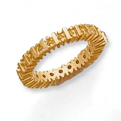 RM-92: PRONG CHANNEL CAST ALL AROUND ETERNITY WEDDING BAND