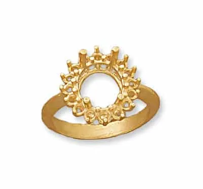 RM-980: CAST OVAL CLUSTER RING