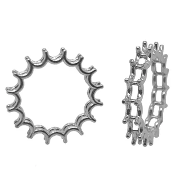 RM95U: U-SHAPE ROUND PRECUT SHARED PRONG ETERNITY BAND