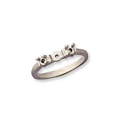 RS-561: CAST RING SHANK W/ ROUND STONE SETTINGS
