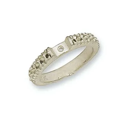 RS-77: CAST ENGAGEMENT RING SHANK FOR STONES