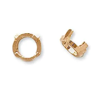 S-11: 4 FLAT-PRONG ROUND SINGLE LOW BASE DIE-STRUCK SETTING