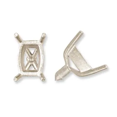 S-1162: EMERALD CUT CAST SETTING