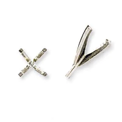 S-12: 4-PRONG ROUND HEAVY DIE-STRUCK SETTING WITH PEG