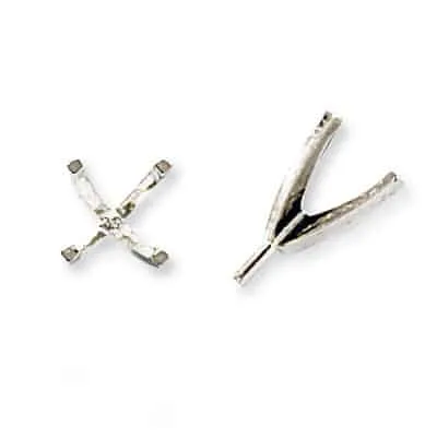 S-21: 4-PRONG ROUND HIGH DIE-STRUCK SETTING WITH PEG