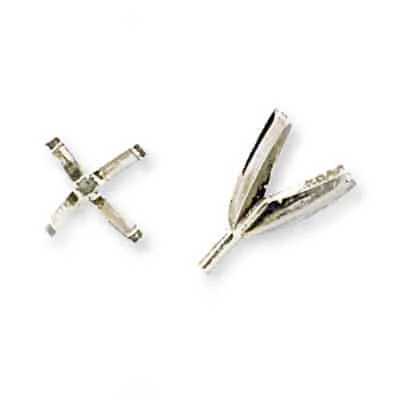 S-32: 4-PRONG ROUND LOW DIE-STRUCK SETTING WITH PEG