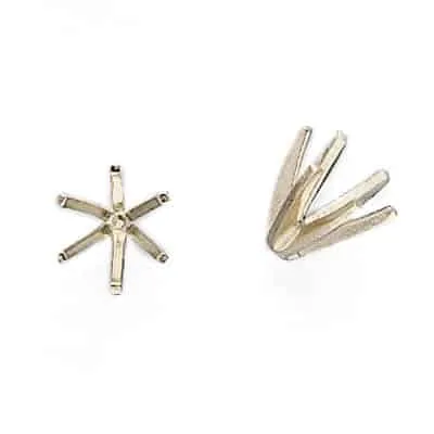 S-41: 6-PRONG ROUND SOLITAIRE LIGHT DIE-STRUCK SETTING