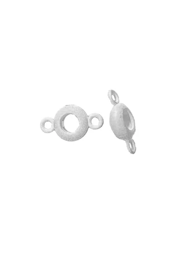 S-663: CAST BEZEL SETTING WITH 2 JUMP RINGS ON EACH SIDE