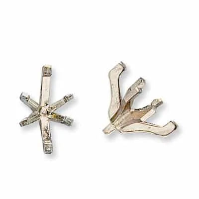 S-73: 6-PRONG MARQUISE DIE-STRUCK SETTING WITH PEG