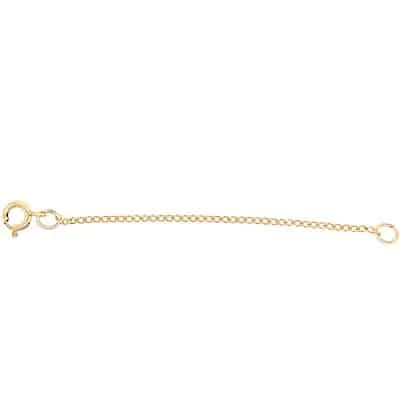 SC-35: 2.75 SAFETY CHAIN FINISHED WITH SPRING RING AND JUMP RING"