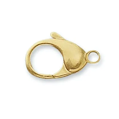 SH-40: PEAR SHAPE LOBSTER LOCK WITH SMALL STATIONARY RING