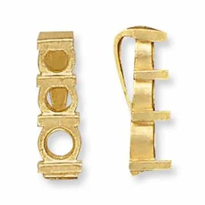 SL-371: 3 STONE CAST SLIDE