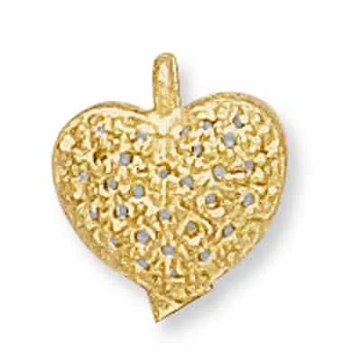 SL-464: HEART SHAPE CAST SLIDE FOR DIAMONDS