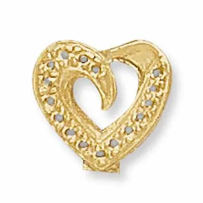 SL-467: HEART SHAPE CAST SLIDE FOR DIAMONDS