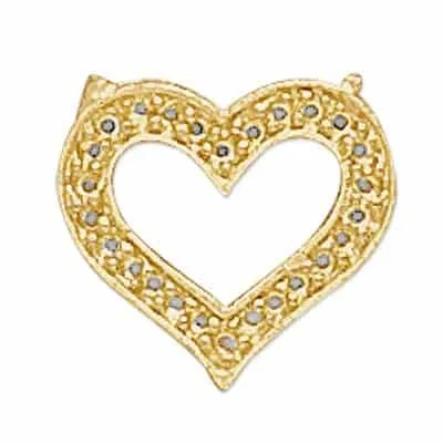 SL-8707: HEART SHAPED DESIGN CAST SLIDE