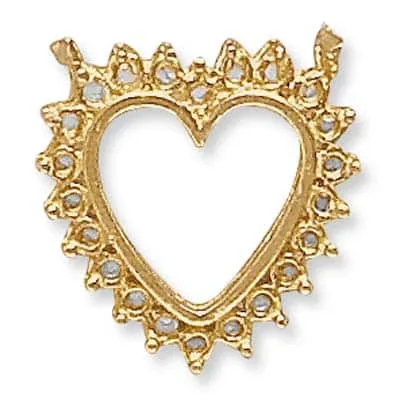 SL-8710: HEART SHAPED CAST SLIDE