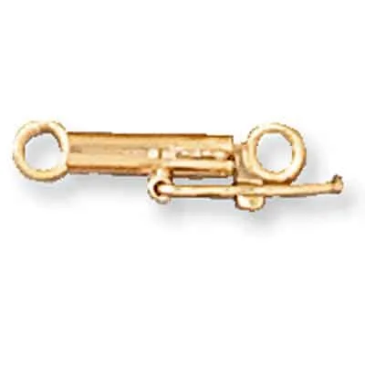 SN-11: TUBULAR BARREL CLASP W/ SPLIT RING