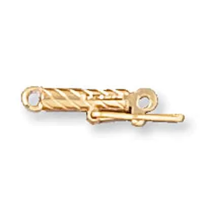 SN-12: TUBULAR BARREL CLASP WITH DESIGNS