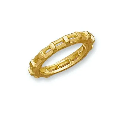 WB-BA: WEDDING BAND W/ STRAIGHT BAGUETTES